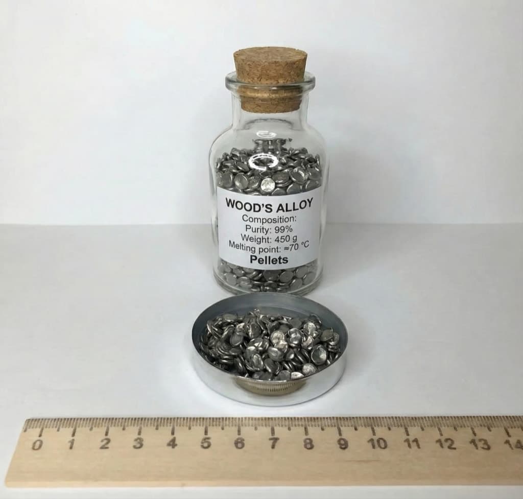 Wood’s metal alloy ingots